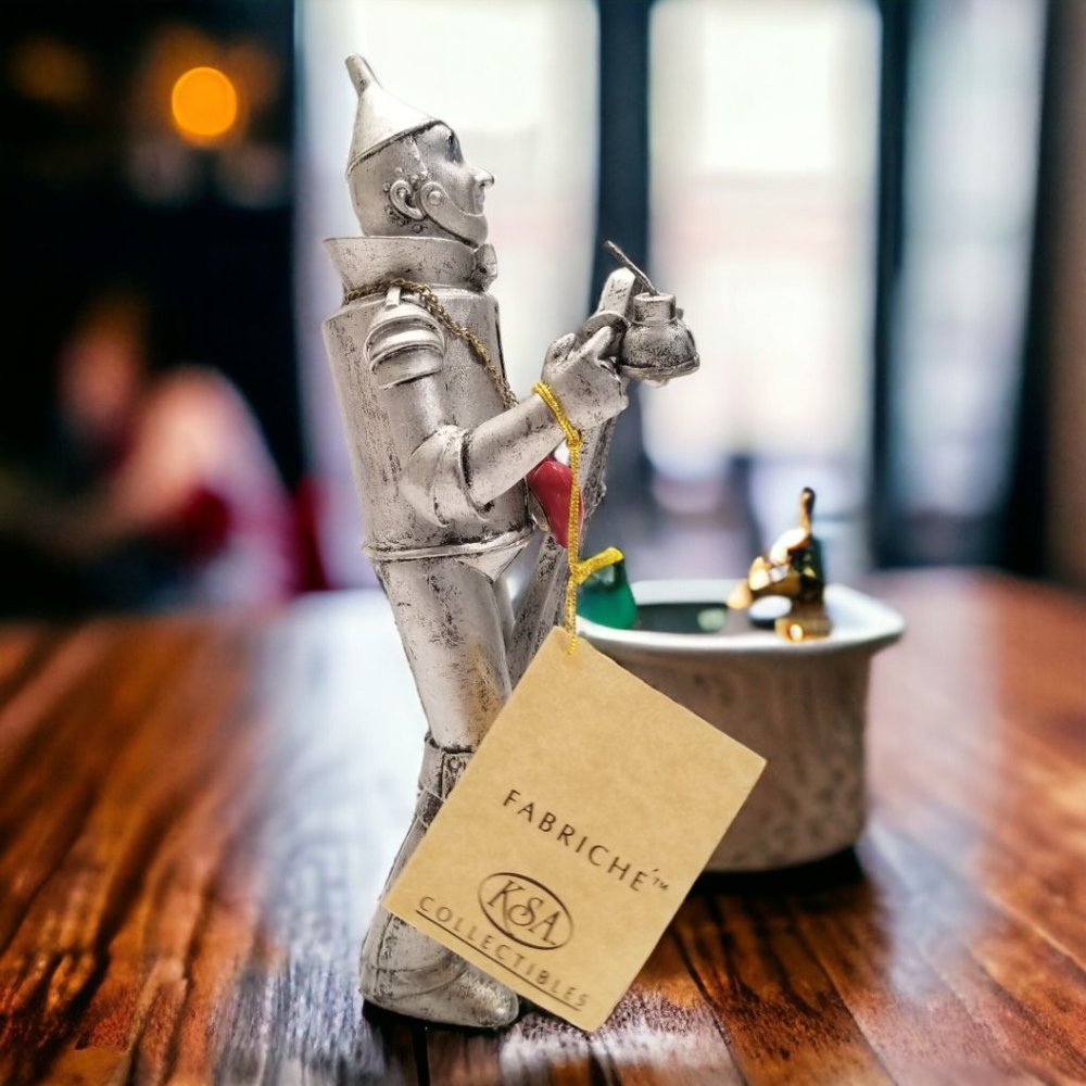 Vintage 1998 Wizard of Oz Tin Man Figurine Kurt S Adler/Turner Ent. Collectible - Picture 5 of 14